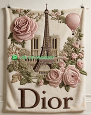 Dior Throw Blankets